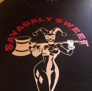Savagely sweet t shirt  in plus sizes
